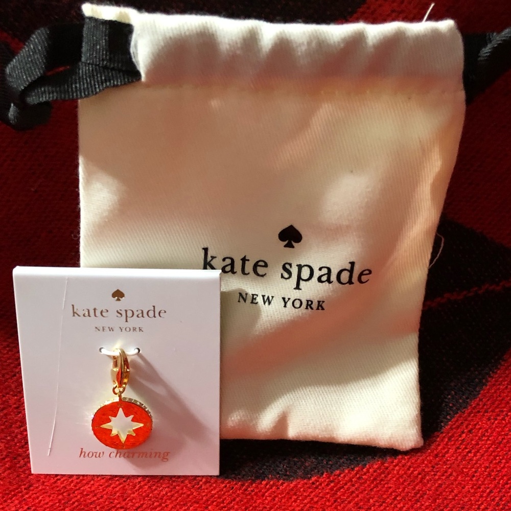 Kate Spade map, direction legend star charm